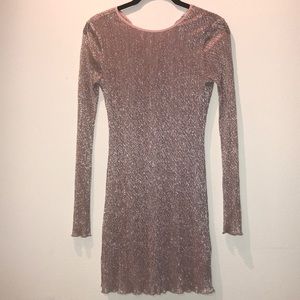 Rose gold dress